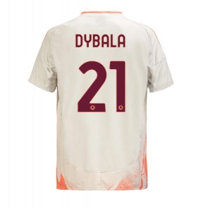 Billiga AS Roma Paulo Dybala #21 Bortatröja 2024-25 Kortärmad